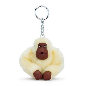 Kipling Sven Monkey Keychain Accessoires Wit | België 1220MQ